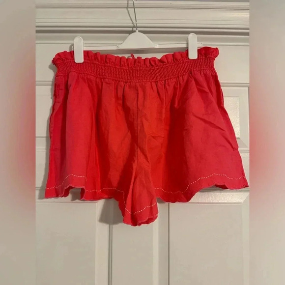 NWT By Anthropologie Linen Double Waistband Shorts - Picture 7 of 7